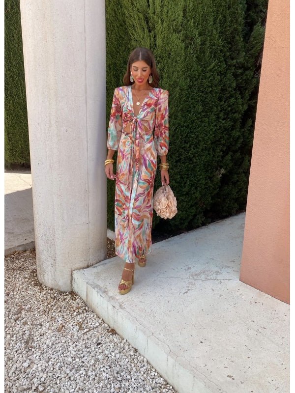 Danika | Elegante jurk met uitsnijding