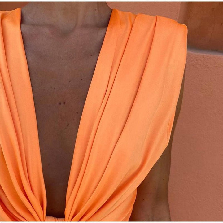 Isabelle | Feestjurk met diepe V-hals