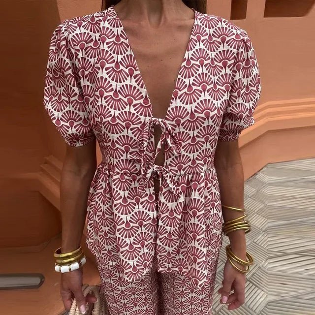 Milani | Casual Geprinte Set