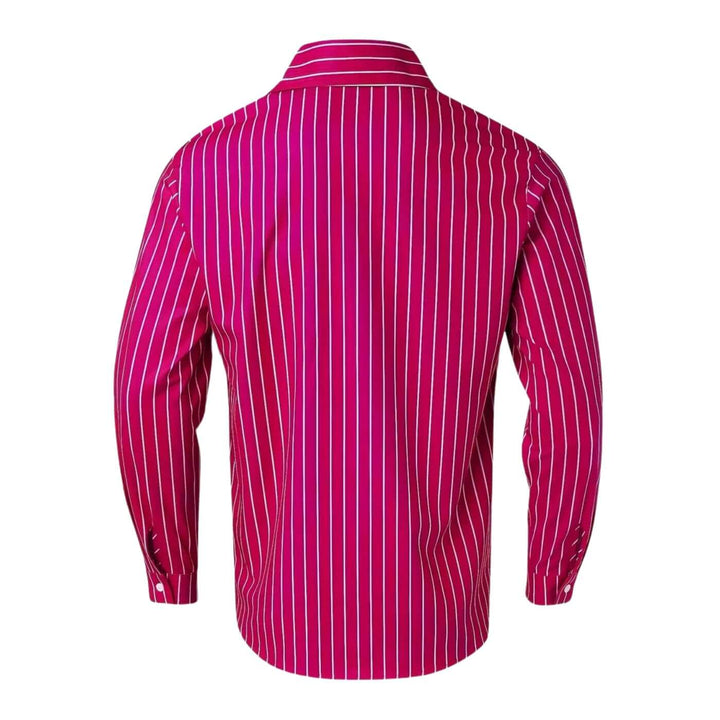 Nikolas | Stijlvol gestreept overhemd met lange mouwen