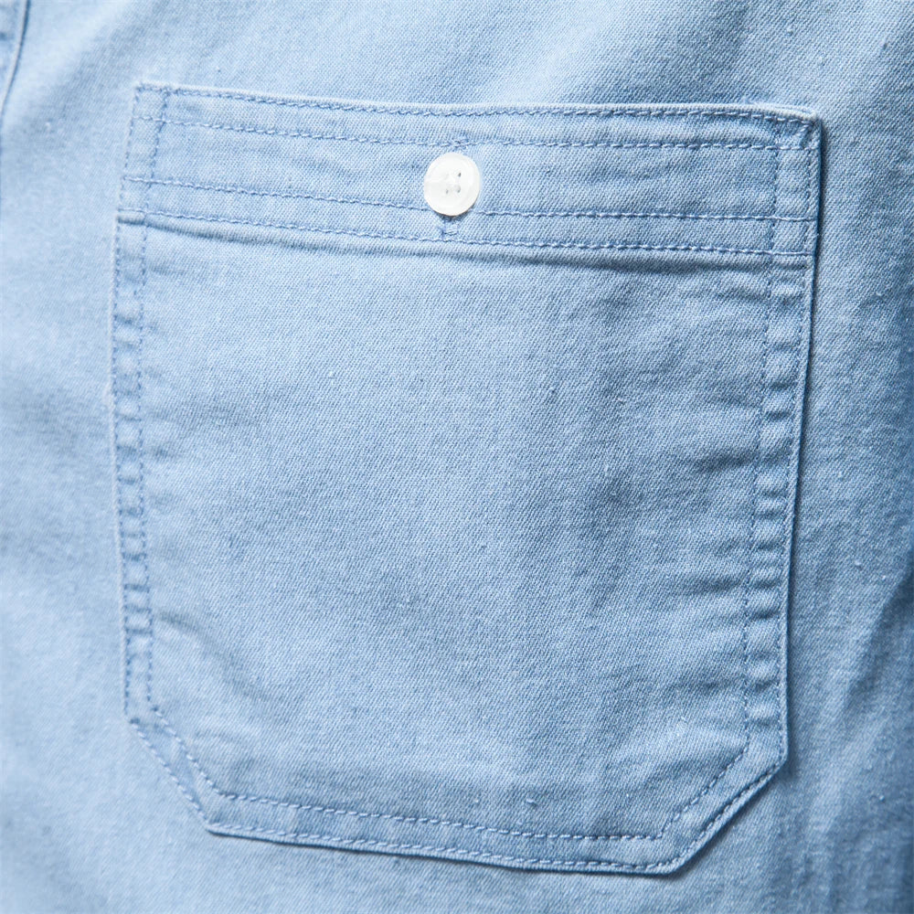 Levi | Robuust Denim Overhemd