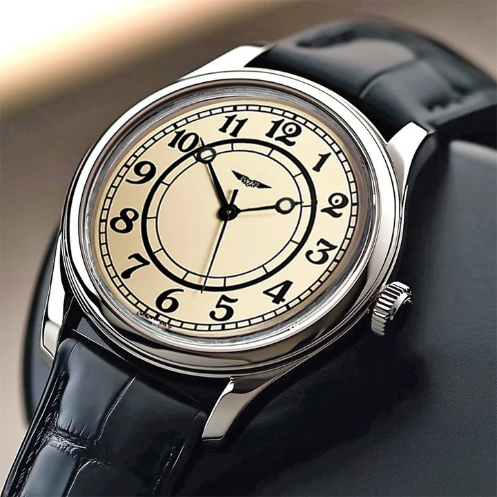 Sherlock | Vintage Horloge Met Leerband