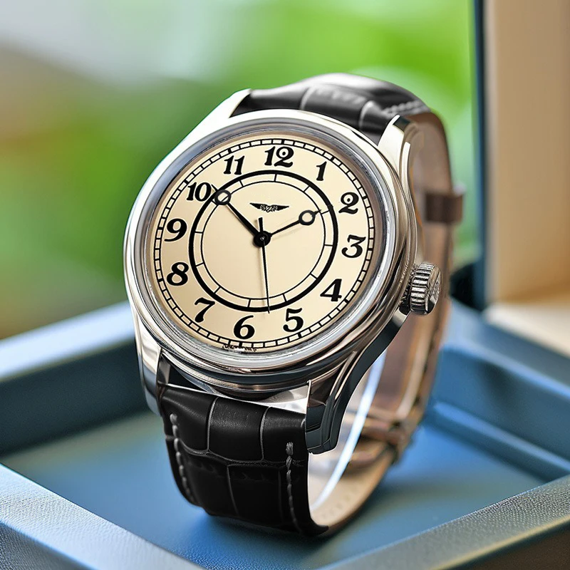 Sherlock | Vintage Horloge Met Leerband