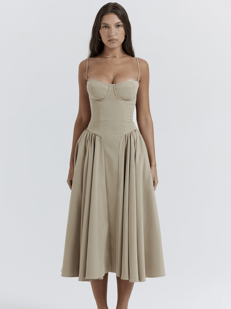 Valentine | Elegante Retro Midi-Jurk