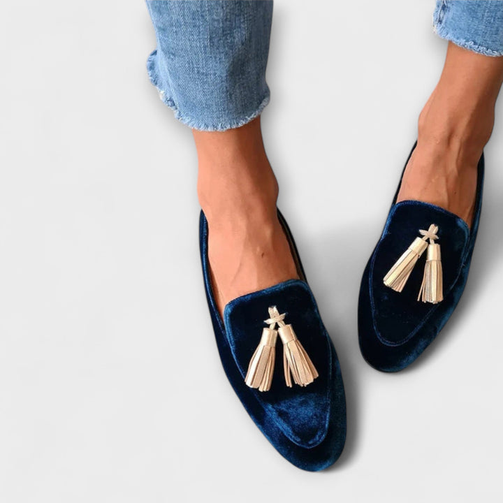 Quinnlyn – Vintage-geïnspireerde Loafers met Kwasten