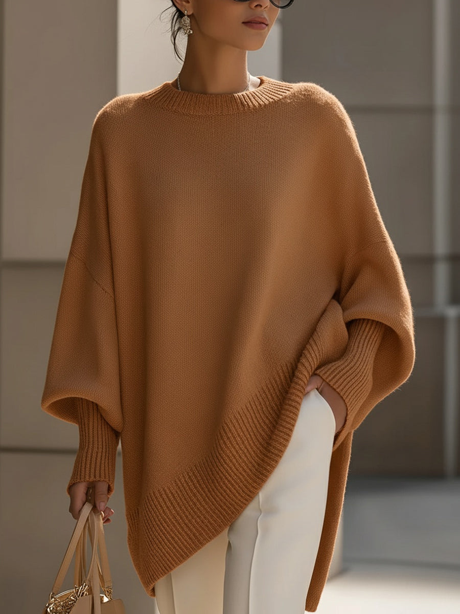 Anneta | Oversized poncho trui