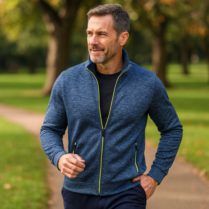 Charles | Klassiek Gebreid Vest met Rits