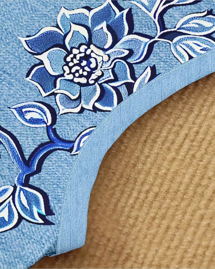 Denise | Mouwloze jurk in denimlook