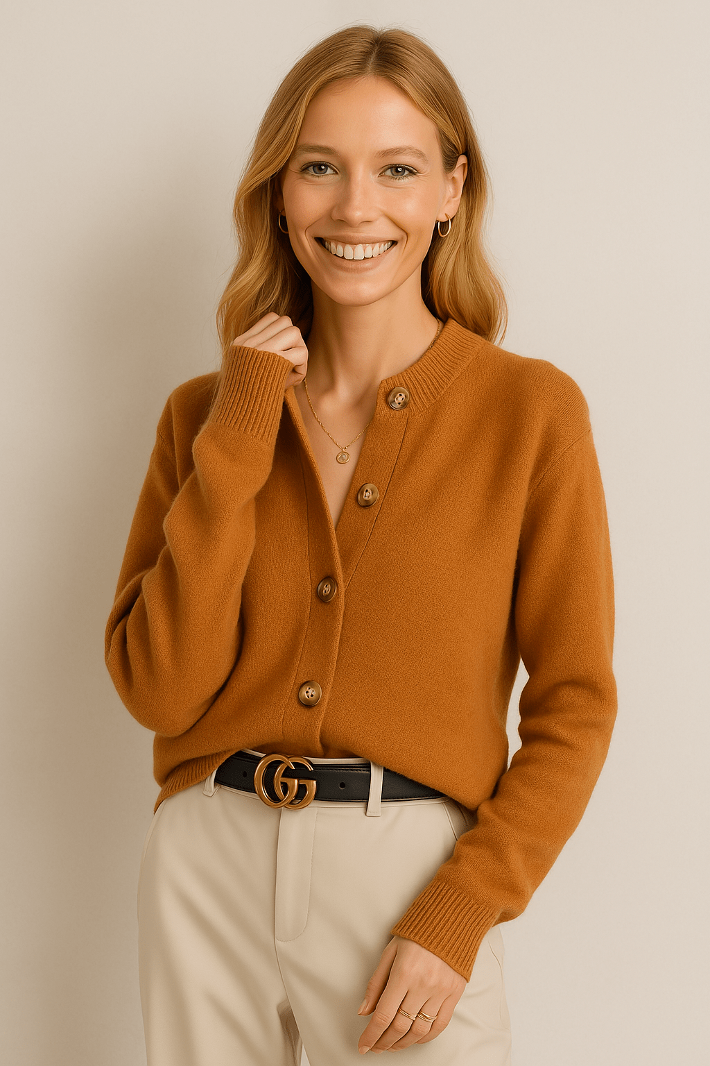 Aurora | Cashmere Knoop Cardigan
