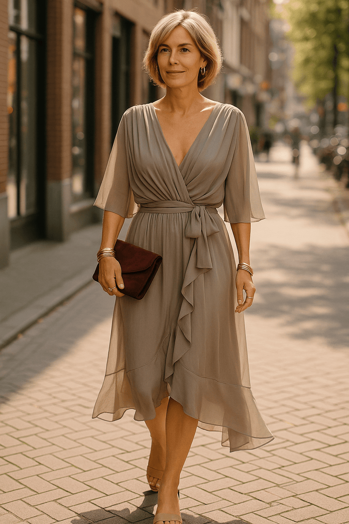 Emma | Elegante afslankende zomerjurk