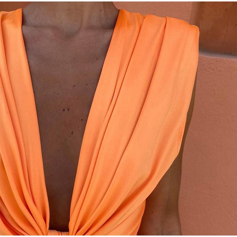 Isabelle | Feestjurk met diepe V-hals