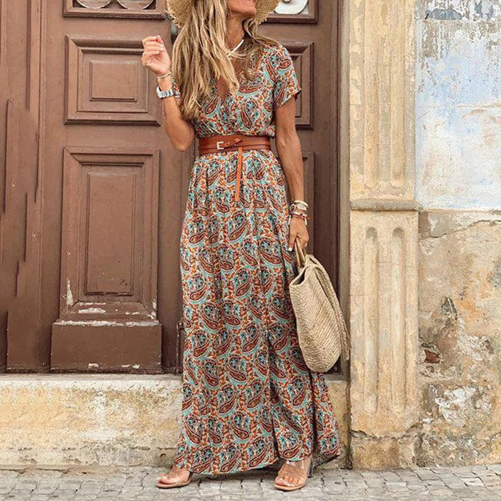 Liora | Maxi Ibiza jurk in hippiestijl