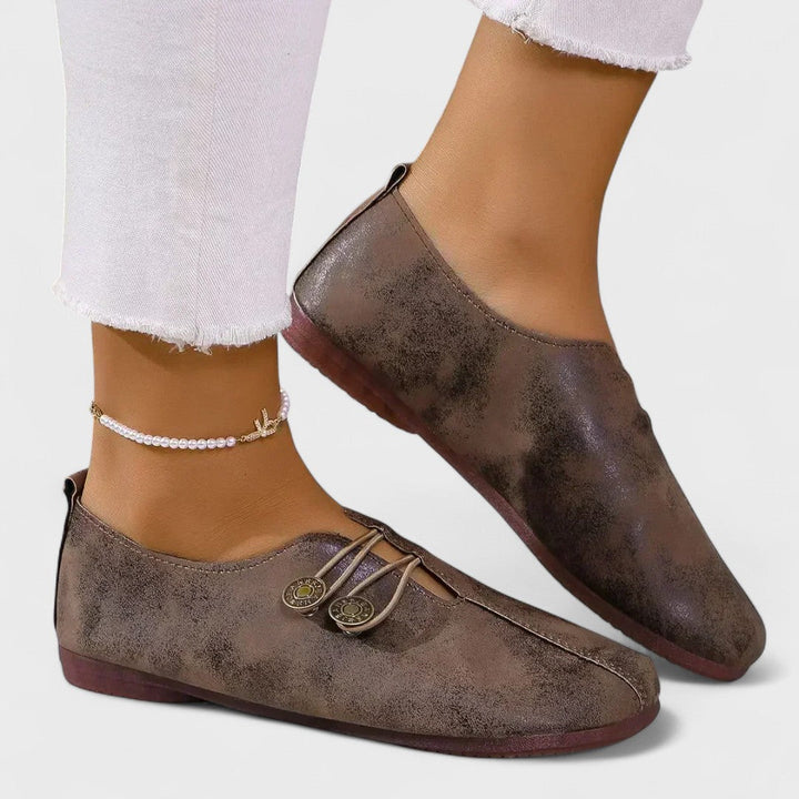 Lydia | Suede Orthopedische Loafers