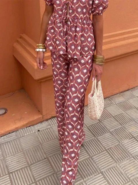 Milani | Casual Geprinte Set