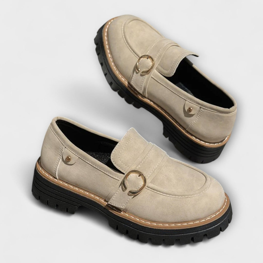 Lora – Casual Loafers met Ronde Neus