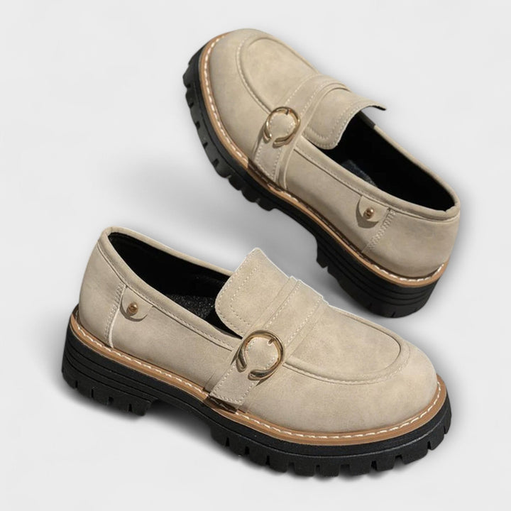Lora – Casual Loafers met Ronde Neus